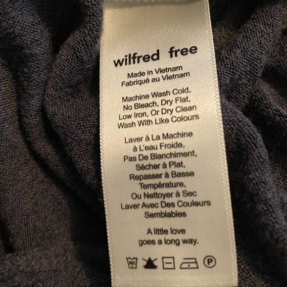 Wilfred Free Gail long sleeve shirt dress. Small - Picture 4 of 4